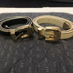2 womens belts Size M/L
